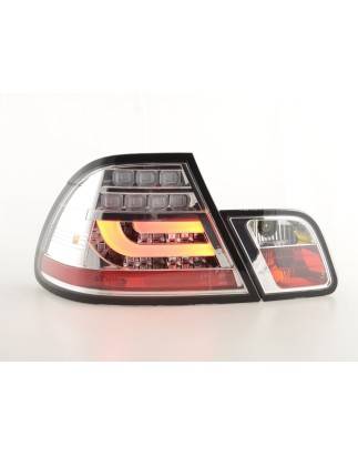 LED taillights set BMW 3er E46 Coupe 03-07 chrome