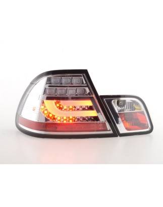 LED taillights set BMW 3er E46 Coupe 03-07 chrome