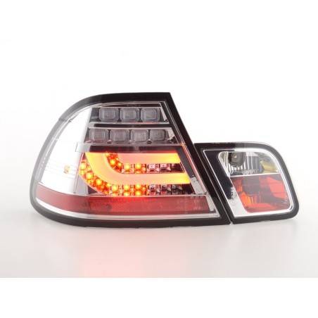 LED taillights set BMW 3er E46 Coupe 03-07 chrome