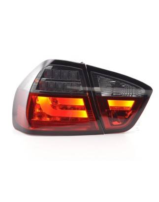 LED taillights set BMW 3-series E90 Limo 05-08 red / black