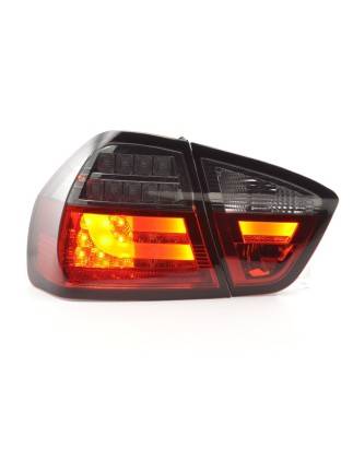 LED taillights set BMW 3-series E90 Limo 05-08 red / black