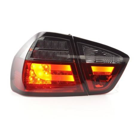 LED taillights set BMW 3-series E90 Limo 05-08 red / black