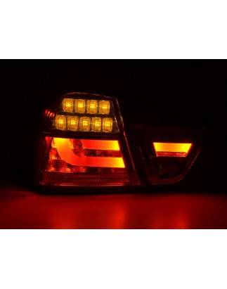 LED taillights set BMW 3-series E90 Limo 05-08 red / black