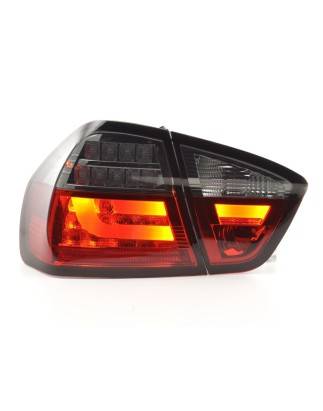 LED taillights set BMW 3-series E90 Limo 05-08 red / black