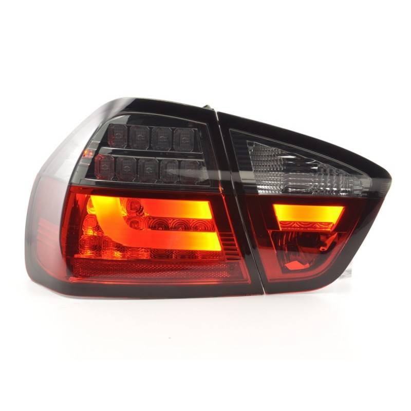 LED taillights set BMW 3-series E90 Limo 05-08 red / black