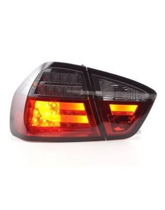 LED taillights set BMW 3-series E90 Limo 05-08 red / black