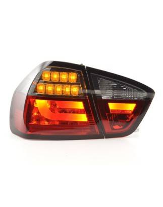 LED taillights set BMW 3-series E90 Limo 05-08 red / black