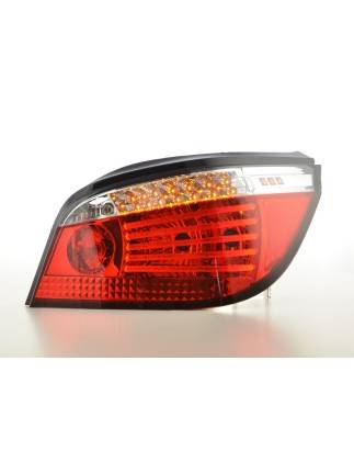 LED taillights set BMW 5 series E60 sedan 08-09 red / clear