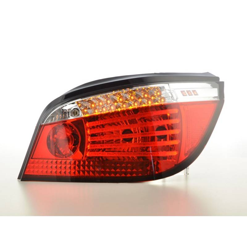 Kit feux arrières LED BMW Série 5 E60 berline 08-09 rouge / clair