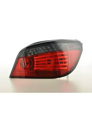 Kit feux arrières LED BMW Série 5 E60 berline 08-09 rouge / noir