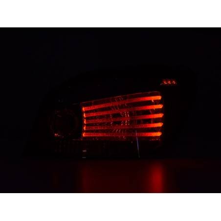 LED taillights set BMW 5 series E60 sedan 08-09 red / black