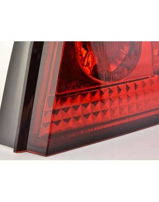 LED taillights set BMW 5 series E60 sedan 08-09 red / black