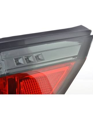 LED taillights set BMW 5 series E60 sedan 08-09 red / black