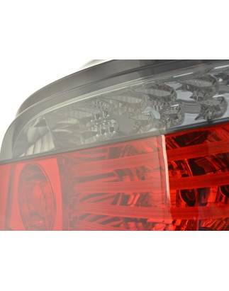 Kit feux arrières LED BMW Série 5 E60 berline 08-09 rouge / noir