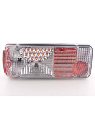 LED taillights set Mercedes Zetros 08- chrome