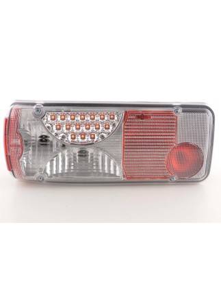 LED taillights set Mercedes Zetros 08- chrome