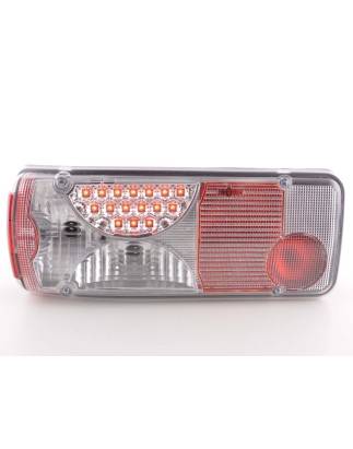 LED taillights set Mercedes Zetros 08- chrome