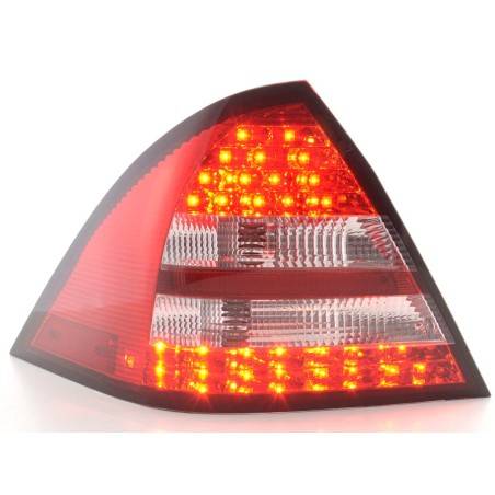 Kit feux arrière LED Mercedes Classe C W203 Limo 01-04 rouge / clair