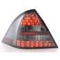 LED taillights set Mercedes C-Class W203 Limo 01-04 black