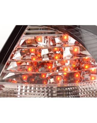 LED taillights set Mercedes C-Class W203 Limo 05-07 black