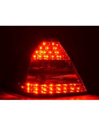 LED taillights set Mercedes C-Class W203 Limo 05-07 red / clear