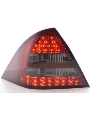 Kit feux arrière LED Mercedes Classe C W203 Limo 05-07 rouge / noir