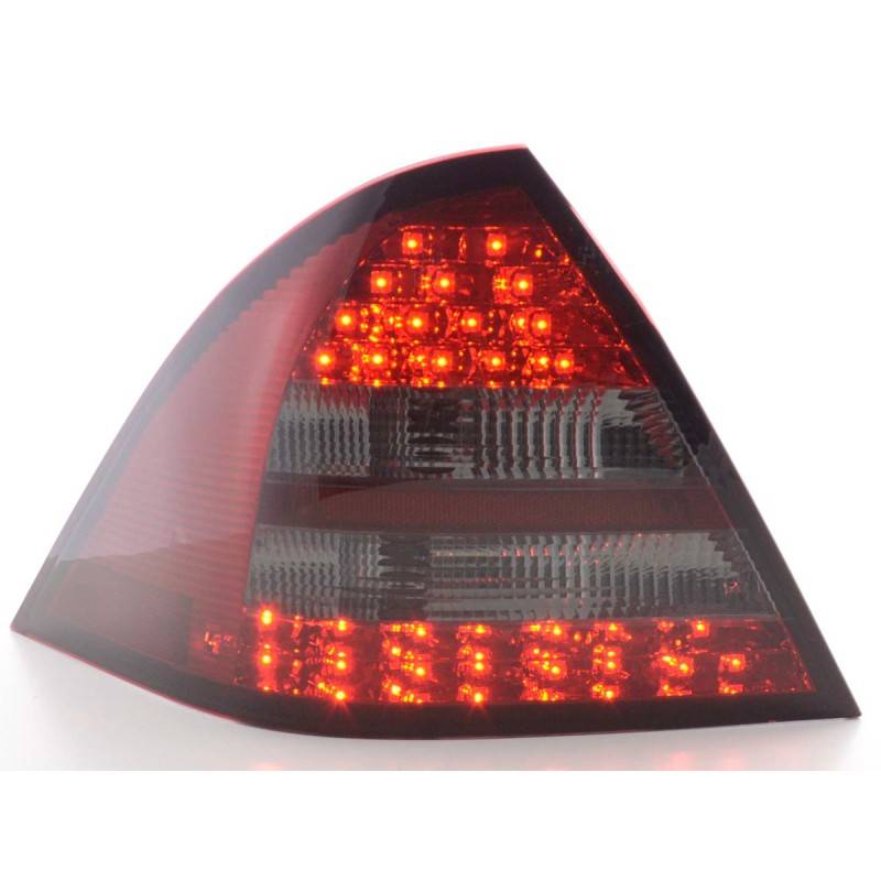 LED taillights set Mercedes C-Class W203 Limo 05-07 red / black