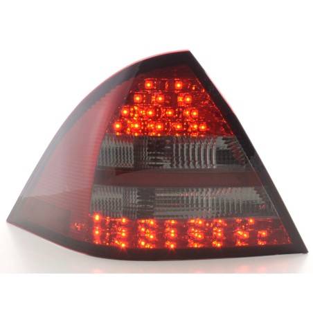 Kit feux arrière LED Mercedes Classe C W203 Limo 05-07 rouge / noir