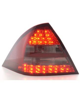 LED taillights set Mercedes C-Class W203 Limo 05-07 red / black