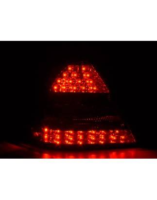 LED taillights set Mercedes C-Class W203 Limo 05-07 red / black