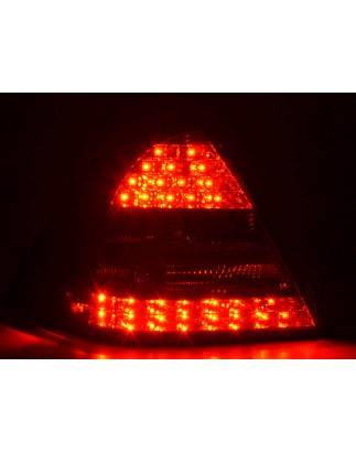 Kit feux arrière LED Mercedes Classe C W203 Limo 05-07 rouge / noir