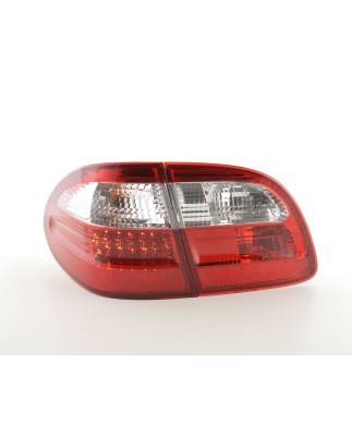 LED taillights set Mercedes E-Class Kombi (210) 99-03 red / clear