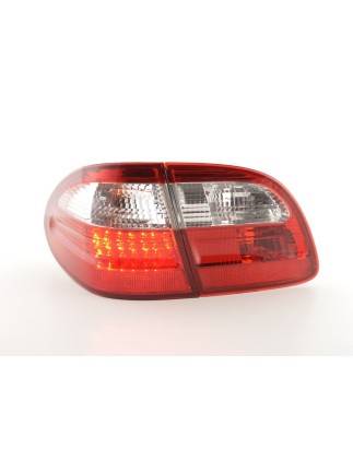 LED taillights set Mercedes E-Class Kombi (210) 99-03 red / clear