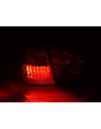 LED taillights set Mercedes E-Class Kombi (210) 99-03 red / clear