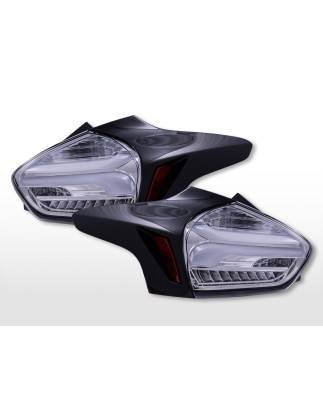 LED taillights Ford Focus (C346) 2015-2018 chrome