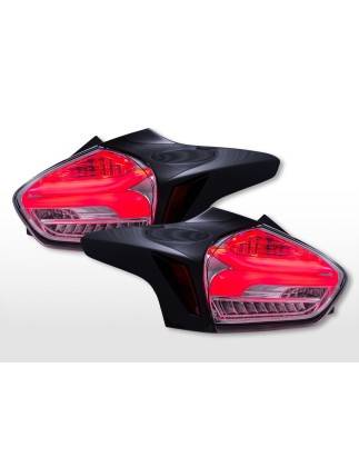 LED taillights Ford Focus (C346) 2015-2018 chrome