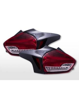 LED taillights Ford Focus (C346) 2015-2018 red/clear