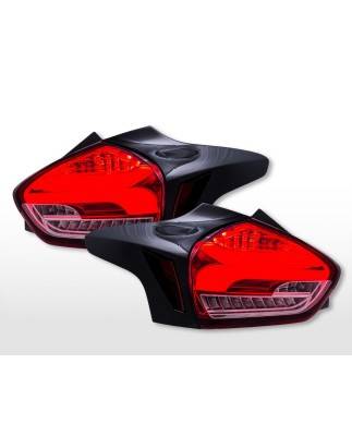 LED taillights Ford Focus (C346) 2015-2018 red/clear