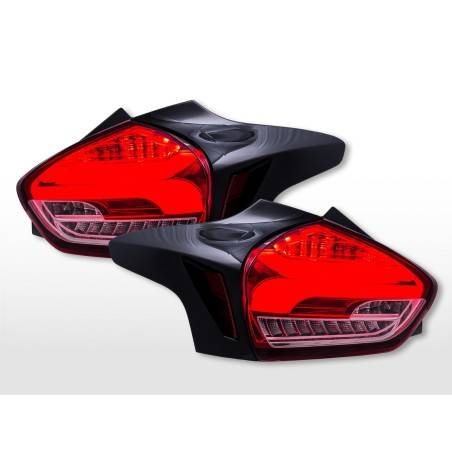 Feux arrière LED Ford Focus (C346) 2015-2018 rouge/clair