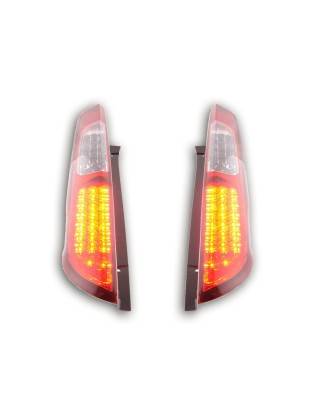 LED taillights set Ford Focus 2 5-door 04-08 red / clear