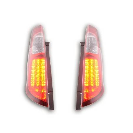 LED taillights set Ford Focus 2 5-door 04-08 red / clear