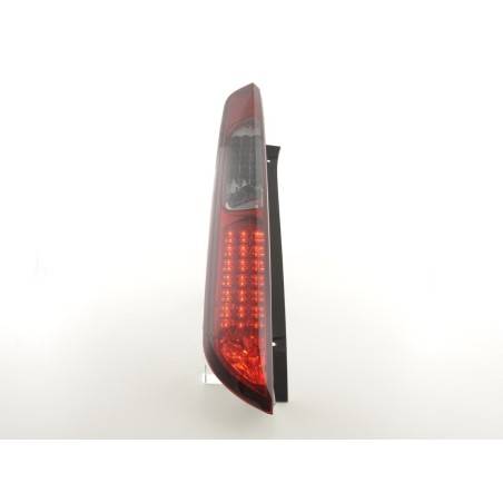 LED taillights set Ford Focus 2 5-door 04-08 red / black