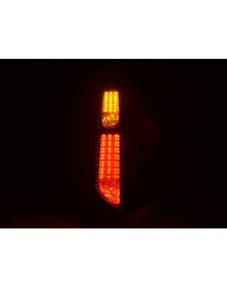 LED taillights set Ford Focus 2 5-door 04-08 red / black