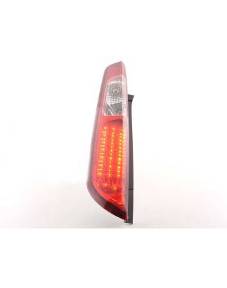 LED taillights set Ford Focus 2 5-door 08-10 red / clear