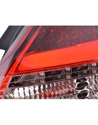 LED taillights set Ford Focus 3 hatchback 11-14 red / clear