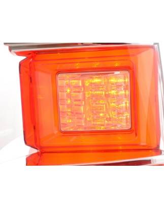 LED taillights set Land Rover Discovery 3 04-09 chrome