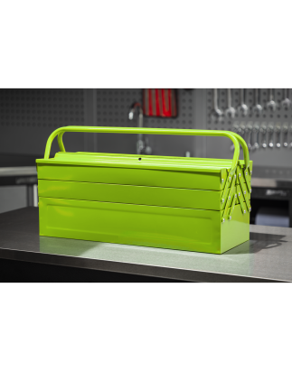 Cantilever Toolbox 4 Tray 530mm Green