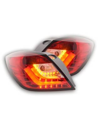 LED taillights set Opel Astra H GTC 04-08 red / clear