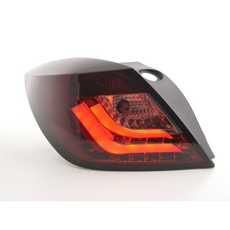 LED taillights Opel Astra H 3-door year 04-08 red / black