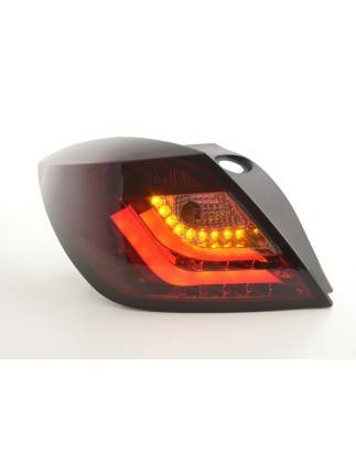 LED taillights Opel Astra H 3-door year 04-08 red / black